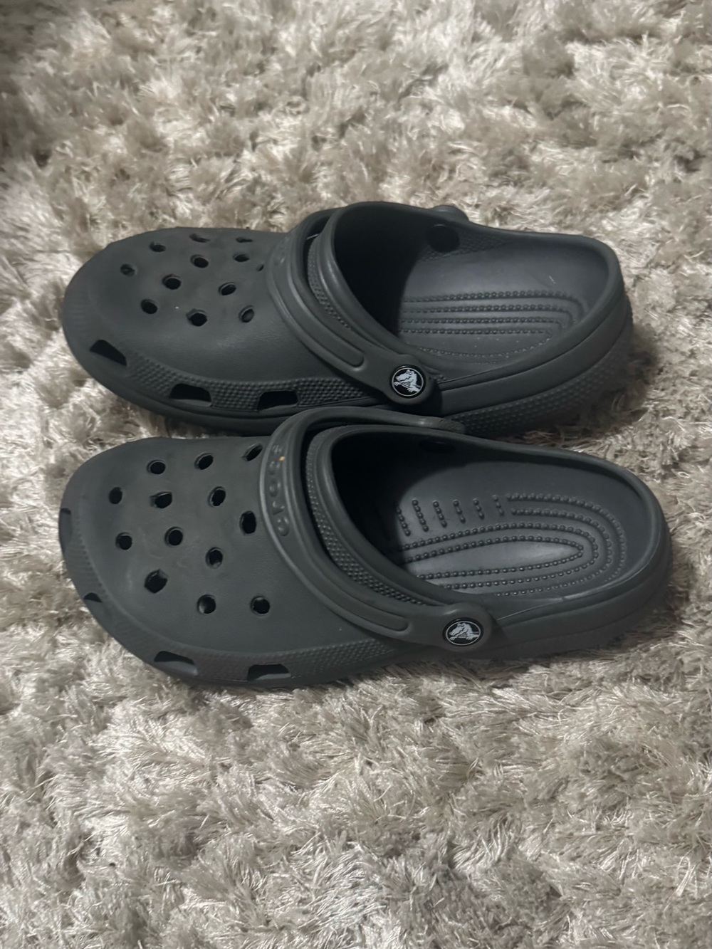 grey Crocs-Style Comfort Clogs - Picture 2 of 2